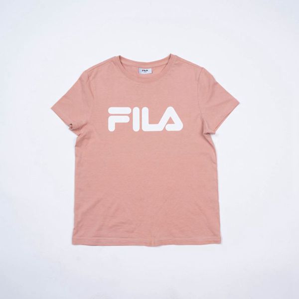 Camisetas Manga Corta Fila Niñas Rosas - Mono Deckle - España 036847GAR